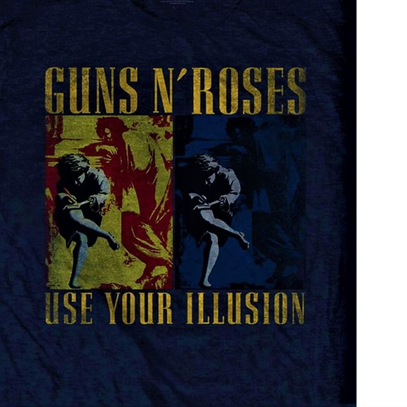 Guns N Roses Use Your Illusion metal rock Official T-Shirt L NWT made in UK - Picture 2 of 4